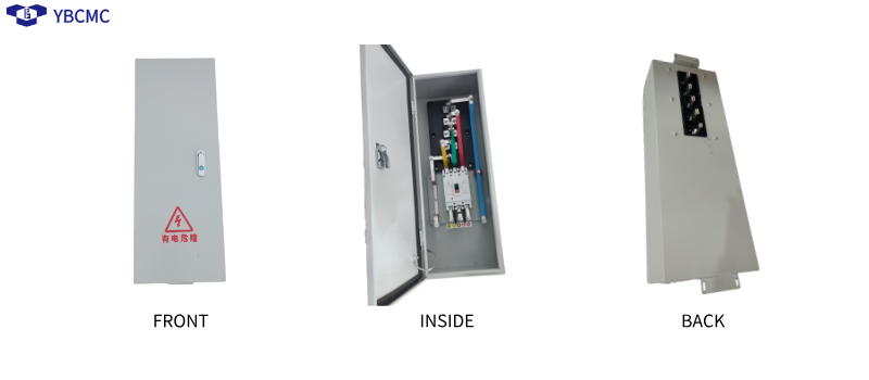 YBCMC busway interlock plug-in box (5-800A, IP65) – factory real product shot. YBCMC busway interlock plug-in box 5-800A IP65, China factory real product shot
